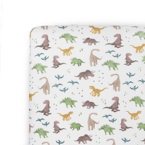 Little Unicorn Stretch Knit Crib Sheet - 1 of 4