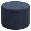 Designs4Comfort Round Shoe Ottoman - Breighton Home - 4 of 4