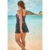 Swim 365 Women's Plus Size Princess-Seam Swim Dress - 3 of 4