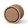 Round Coffee Table Set of 2, Nesting Coffee Tables for MDF with veneer .for living room,office,bedroom,Natural, 4Colors NATURAL - 3 of 4