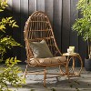 Bigget Outdoor Patio Rattan Steel Egg Chair - 4 of 4
