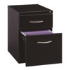 Steel Arch Pull Mobile Pedestal Filing Cabinet in Black-Hirsh Industries - 2 of 4
