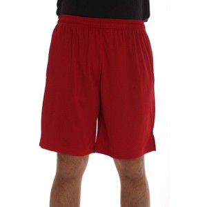 At The Buzzer Men’s Performance Basketball Shorts – Lightweight Breathable Mesh Athletic Gym Shorts - 1 of 3