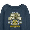 Women's - Marvel - X-Men Property Of Xavier Institute Lightweight French Terry Wide Neck Long Sleeve Shirt - 2 of 4