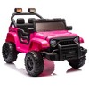 Whsien Children’s Gift, Four-Wheel Ride-On Car with Parent Control and Digital Letter Stickers - 2 of 4
