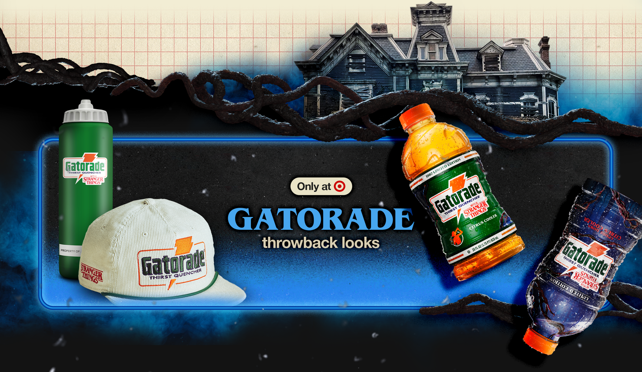 Only at Target
Gatorade throwback looks 