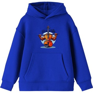 Fit as a Fiddle Violin Youth Long Sleeve Hoodie - 1 of 2