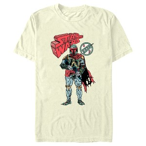 Men's Star Wars: A New Hope Comic Book Boba Fett T-Shirt - 1 of 4