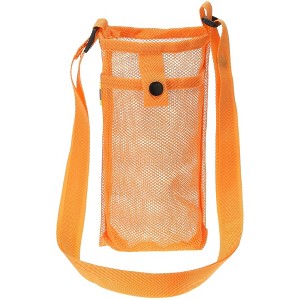 BABYYER Water Bottle Bag Mesh Portable Bottle Holder Carrier Adjustable Shoulder Strap for Sports Hiking Camping - 1 of 4