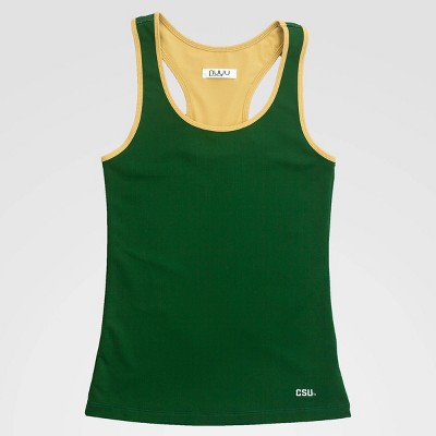 NCAA Colorado State Rams Yoga Tank Top - Green XL