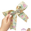 Disney Girls Large Hair Bow – Disney Princess Print with Alligator Clip – Ages 3+ - 2 of 4