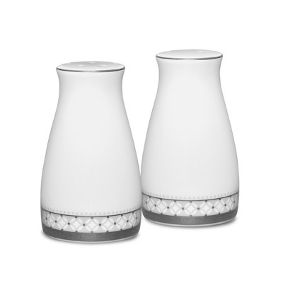 Noritake Rochester Platinum Salt & Pepper Shakers