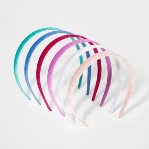 Girls' 6pk Woven Headband - Cat & Jack™: Hair Styling Accessory, All Hair Types, Ages 3+ - 1 of 1