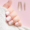 Unique Bargains Women's Full Coverage Fake Nails M Pink 1 Pc - 4 of 4
