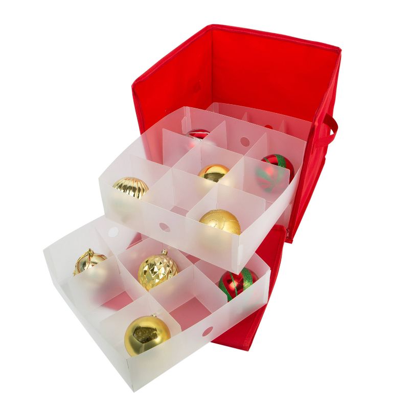 Ornament Storage Organizer with Drawer Divider 27ct - Simplify, 5 of 7