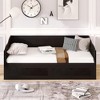 Twin Size Wooden Daybed with Trundle Bed and Two Storage Drawers - 4 of 4