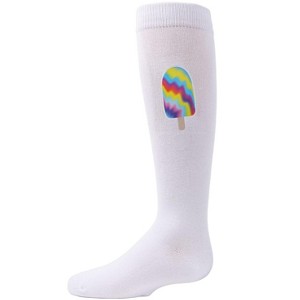 Memoi Girls' Tie-Dye Popsicle Knee-High Socks - 1 of 2