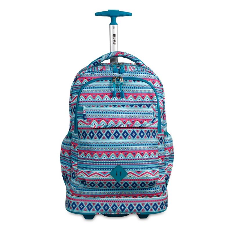 J World Sweep 18" Rolling Backpack, 1 of 10