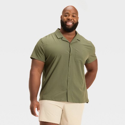 Men's Big Resort Shirt - All In Motion™ Green 3XL