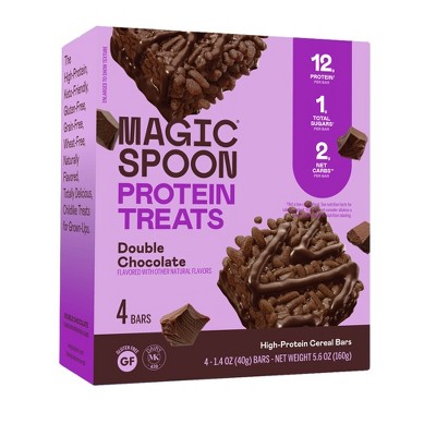 MAGIC SPOON Snack Bars Double Chocolate Treats - 5.6oz/4ct