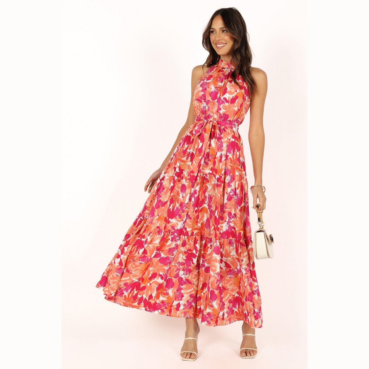 Caroline Maxi Halter Dress