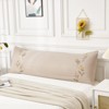 Macrame Tassel Pillowcases – Soft Decorative Pillow Covers with Fringe, Boho Style Deep Pocket Design, Queen/King/Body Options - 2 of 4