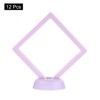Unique Bargains Transparent PE Material Jewelry Storage Box 12 Pcs - 3 of 4