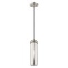 Livex Lighting Art Glass 1 - Light Pendant in  Brushed Nickel - 4 of 4