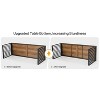 PAGED 78.74 Inches Computer Desk for 2 Person, Extra Long Industrial Office Desk with Heavy Duty Metal Frame for Living Room - 4 of 4