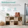 Best Choice Products 8-Cube Bookshelf, 11in Display Storage System, Organizer w/ Removable Back Panels - 4 of 4