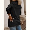 Imily Bela Chic Long Sleeve Knit Blazer for Women Elegant Casual and Office Wear Jacket - 4 of 4