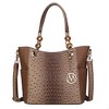 MKF Collection Miriam Handbag Signature Women Vegan Leather Tote by Mia K - 2 of 4