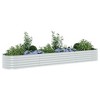 vidaXL Garden Raised Bed PP Anthracite 16.9"x16.9"x13.8" - 2 of 4