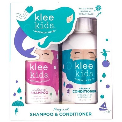 Klee Kids Enchanted Shampoo & Charmed Conditioner Set - 8 oz DUO KIT (UPC: 850465005948) Gift for Kids