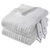 Electric Heated Blanket Throw, Ultra Soft Cozy Flannel Heating Blanket with 5 Fast Heat Levels - 2 of 4