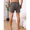 INSPIRE CHIC Men's Comfortable Breathable Cotton Mid-Waisted Striped Boxer Shorts - 3 of 4