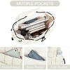 CLUCI Puffy Quilted Backpack Purse for Women, Casual Lightweight Daypack for Women Travel - 3 of 3