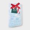 Women's Fuzzy Eyelash Slouch Cozy Crew Socks - Wild Fable™ - 2 of 4