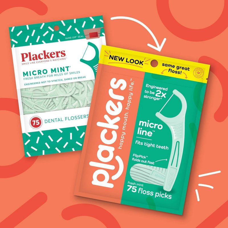 Plackers Micro Mint Flossers, 3 of 10