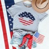 Simply Sage Market Women's Flag Lips Short Sleeve Graphic Tee - 3 of 4