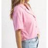 Women's OH POOL BOY TERRYCLOTH TOP - Blue Blush - 2 of 3