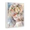 Stupell Industries Floral Portrait of Girl, 11" x 14" - 3 of 4