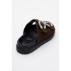 Morelia - Brown Suede Leather Slide Sandal (Women) | Forever & Always Shoes - 4 of 4