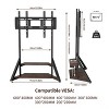Artloge Heavy Duty Freestand TV Stand Industrial TV Mount Stand Corner TV Floor Stand Adjustable for 40-75" TVs Max Load 80KG with Storage Shelves - 2 of 4