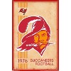 Trends International NFL Tampa Bay Buccaneers - Retro Logo 14 Unframed Wall Poster Prints - 4 of 4