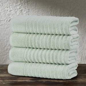 Ribbed Towel Set - Isla Jade - 1 of 4