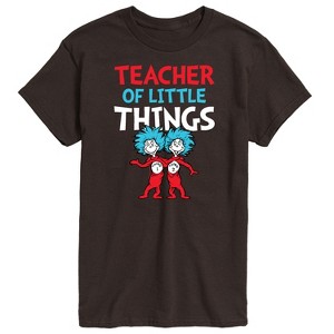 Men's - Dr. Seuss - Teacher Of Little Things Short Sleeve Graphic T-Shirt - 1 of 4