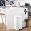 Trash Can, 8 Gal / 30L Stainless Steel Garbage Can with Soft-Close Lid, Step-on Bathroom Garbage Bin(without Inner Bucket) - 2 of 4
