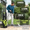 SKONYON 3200 PSI 2.2 GPM Electric High Pressure Washer 19.6ft Hose with 4 Quick Connect Nozzles and Foam Cannon - 2 of 4