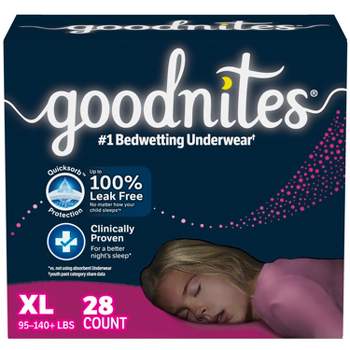 Goodnites Nighttime Bedwetting Underwear for Boys, XL, 28 Ct (Select for  More Options) 